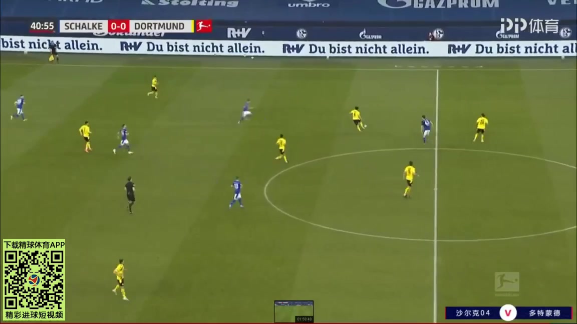 8 Schalke 04 Vs Borussia Dortmund 41 skor gol Jadon Sancho, skor 0:1