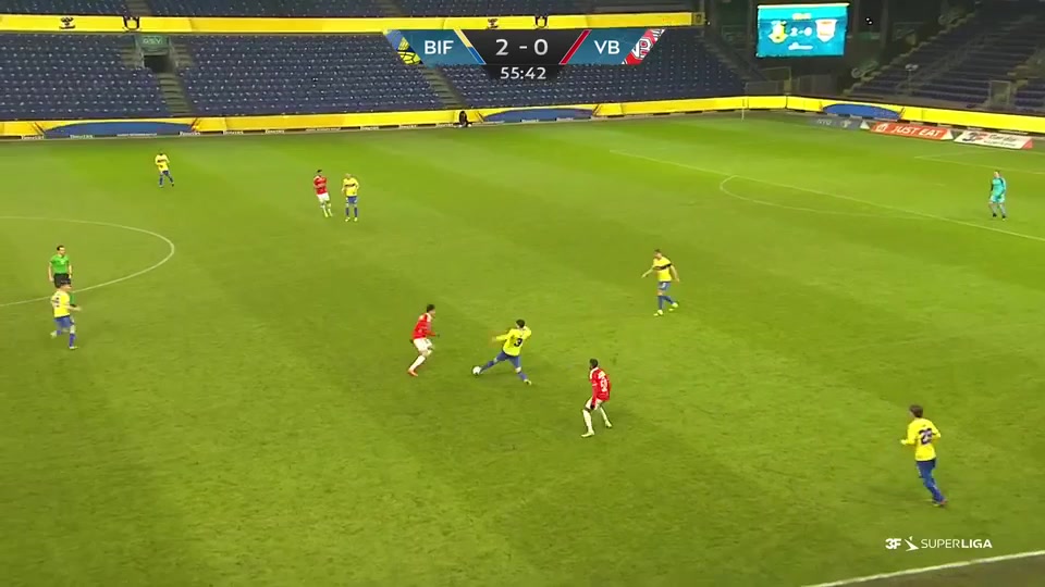 DEN SASL Brondby IF Vs Vejle 57 phút Wahid FaghirVào, ghi bàn 2:1