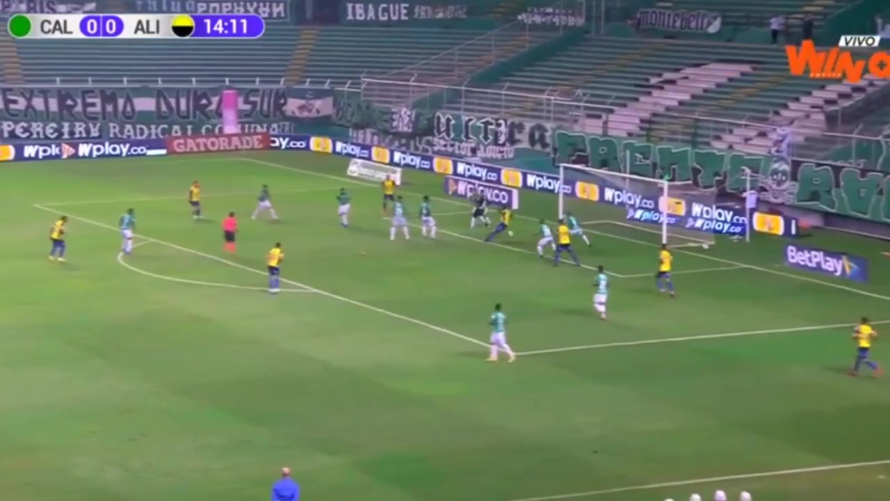 COL D1 Deportivo Cali Vs Alianza Petrolera 13 phút HAnyer MosqueraVào, ghi bàn 0:1