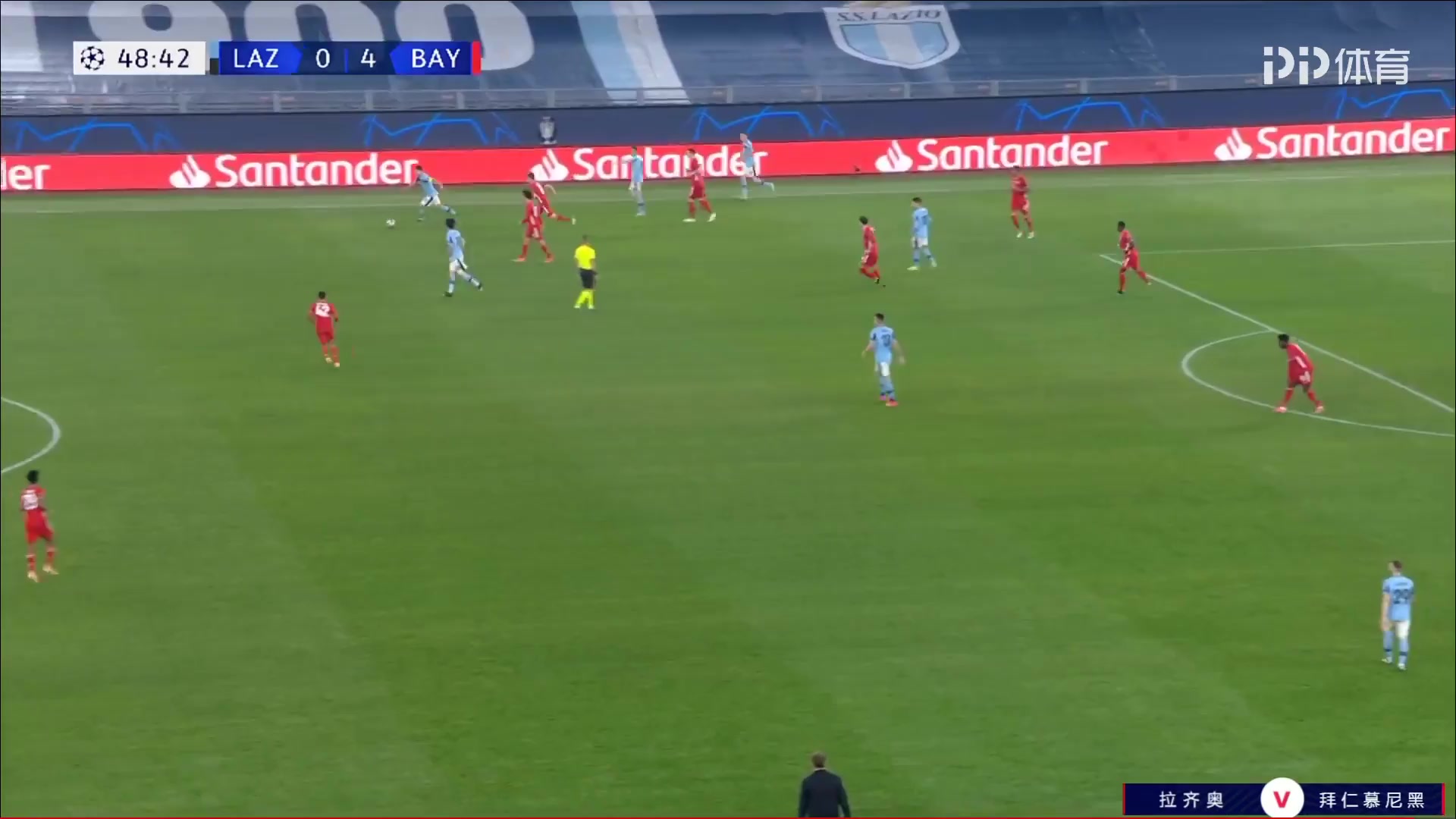 103 Lazio Vs Bayern Munchen 50 skor gol Carlos Joaquin Correa, skor 1:4