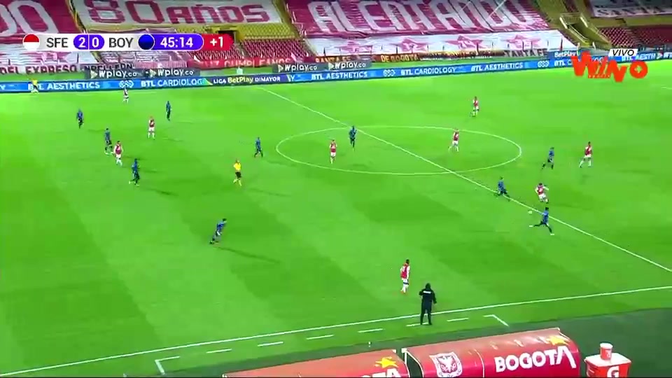 COL D1 Independiente Santa Fe Vs Boyaca Chico 44 phút Jorge Luis Ramos SanchezVào, ghi bàn 2:0