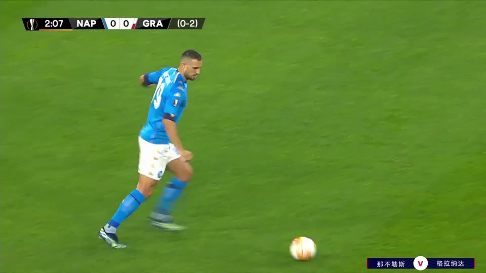 UEFA EL Napoli Vs Granada CF 2 ทำประตู Piotr Zielinski ประตู, ทำคะแนน 1:0