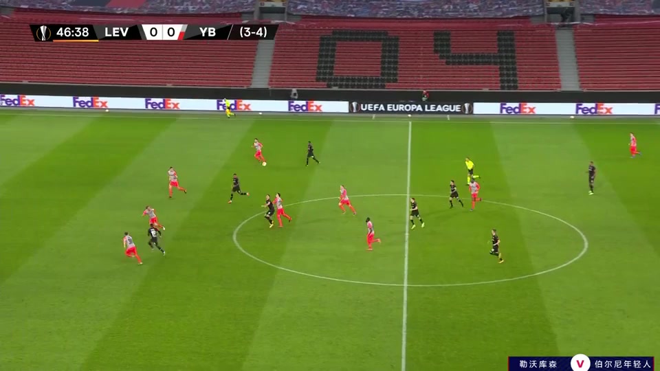 113 Bayer Leverkusen Vs Young Boys 48 skor gol Theoson Jordan Siebatcheu, skor 0:1