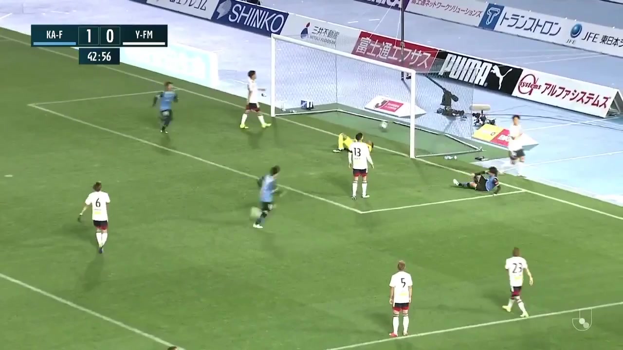 JPN D1 Kawasaki Frontale Vs Yokohama Marinos Ienaga Akihiro Goal in 43 min, Score 2:0