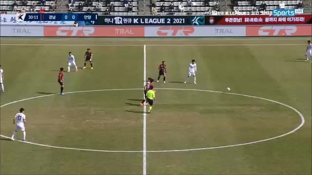 KOR D2 Gyeongnam FC Vs FC Anyang Shim Dong Woon Goal in 30 min, Score 0:1