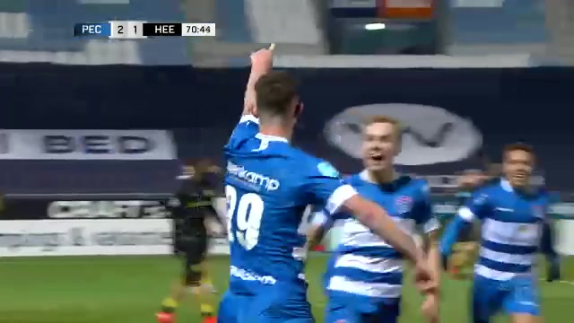 HOL D1 PEC Zwolle Vs SC Heerenveen Thomas Buitink Goal in 71 min, Score 2:1