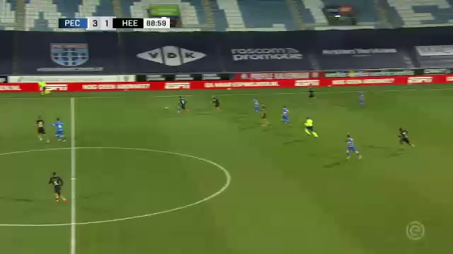 HOL D1 PEC Zwolle Vs SC Heerenveen Eliano Reijnders Goal in 89 min, Score 3:1