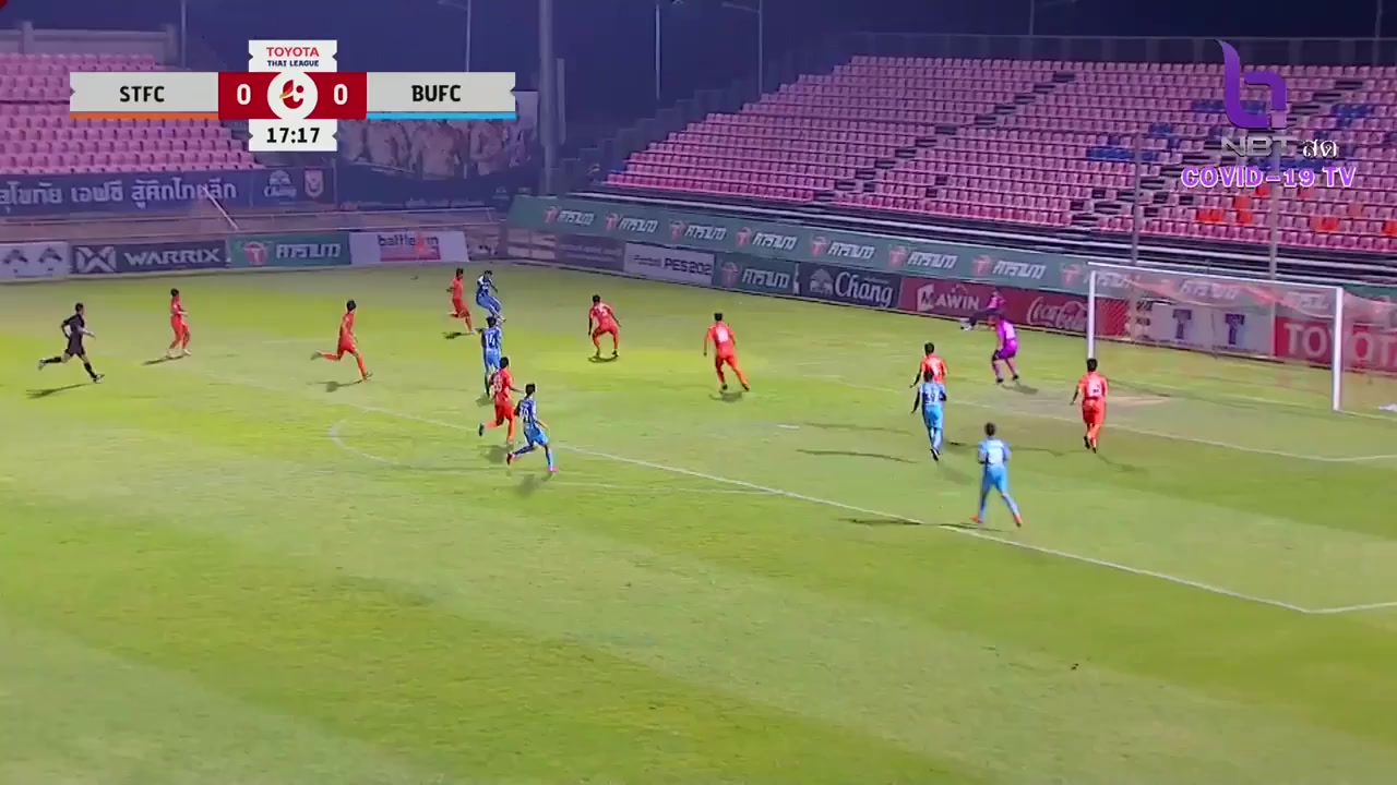 THA L1 Sukhothai Vs Bangkok United FC 17 phút Vander Luiz Santos SouzaVào, ghi bàn 0:1