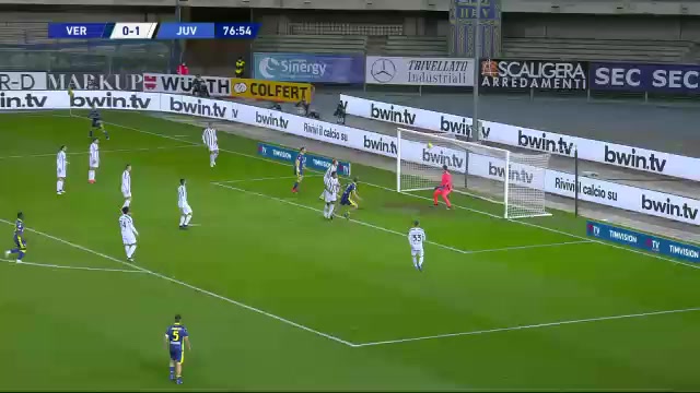 Serie A Verona Vs Juventus 78 phút Antonin BarakVào, ghi bàn 1:1