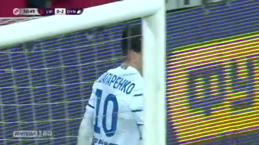 UKR D1 FC Lviv Vs Dynamo Kyiv Tomasz Kedziora Goal in 52 min, Score 0:3