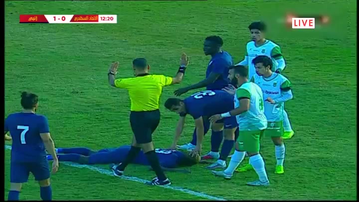 EGY D1 Al-Ittihad Alexandria Vs Enppi 12 ทำประตู  ประตู, ทำคะแนน 0:1