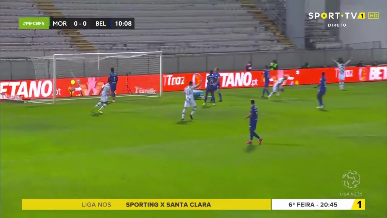 POR D1 Moreirense Vs Belenenses 10 phút Rafael MartinsVào, ghi bàn 1:0