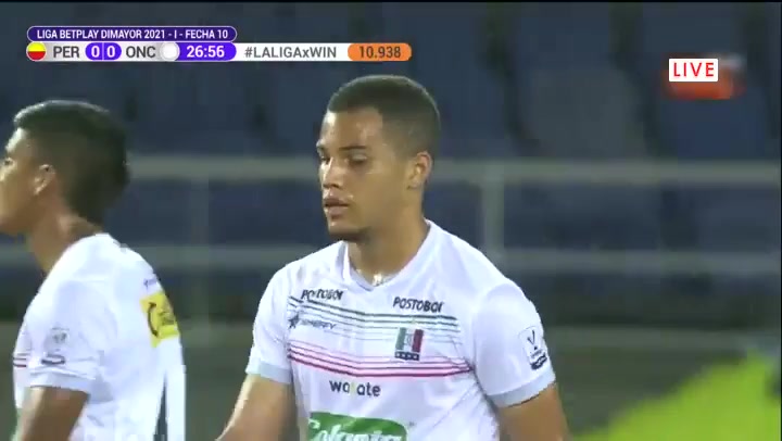 COL D1 Deportivo Pereira Vs Deportiva Once Caldas 27 phút Brayan CastrillonVào, ghi bàn 1:0