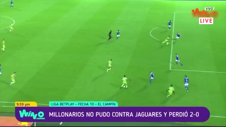 COL D1 Millonarios Vs Jaguares de Cordoba 57 phút Jose BarraganVào, ghi bàn 0:2