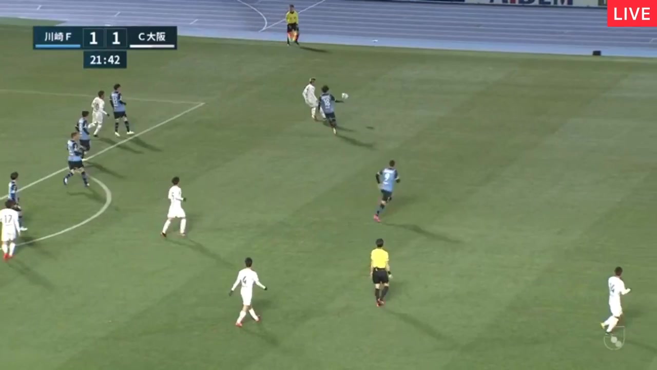JPN D1 Kawasaki Frontale Vs Cerezo Osaka Yoshito Okubo Goal in 21 min, Score 1:2