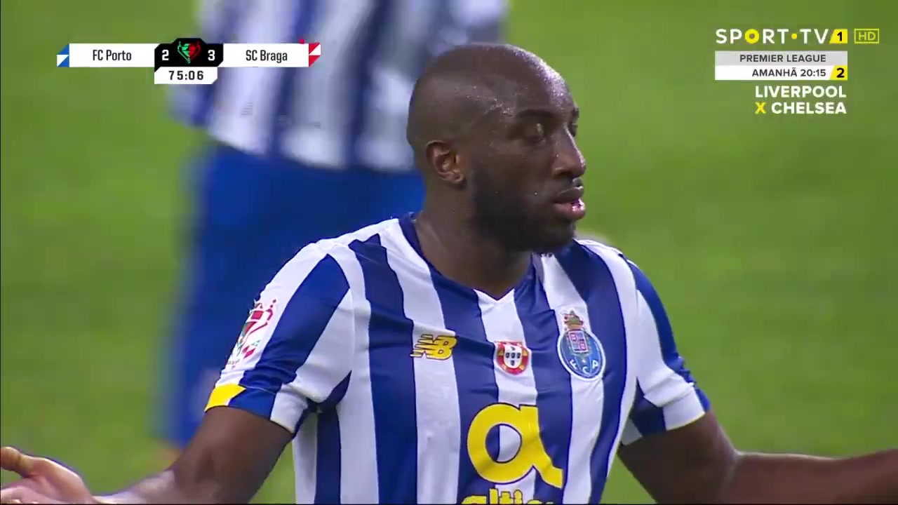 POR CN FC Porto Vs Sporting Braga 8 phút Abel RuizVào, ghi bàn 0:1