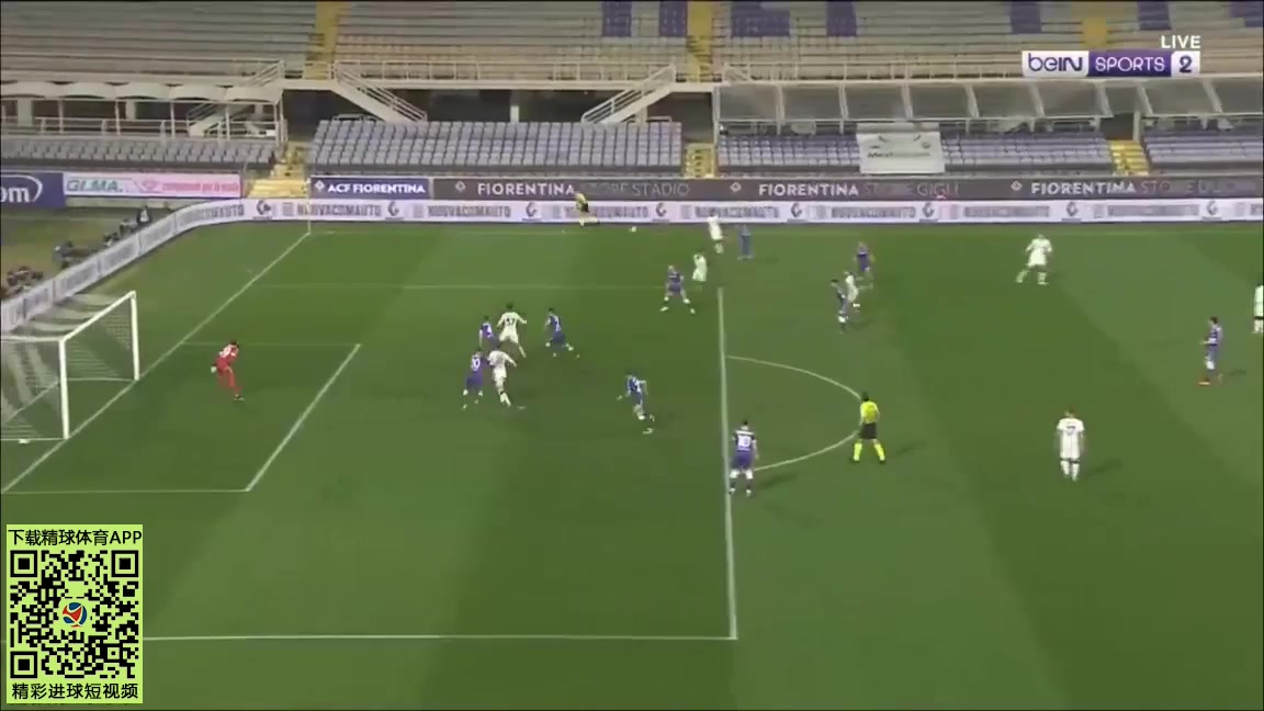 Serie A Fiorentina Vs AS Roma 49 phút Leonardo SpinazzolaVào, ghi bàn 0:1