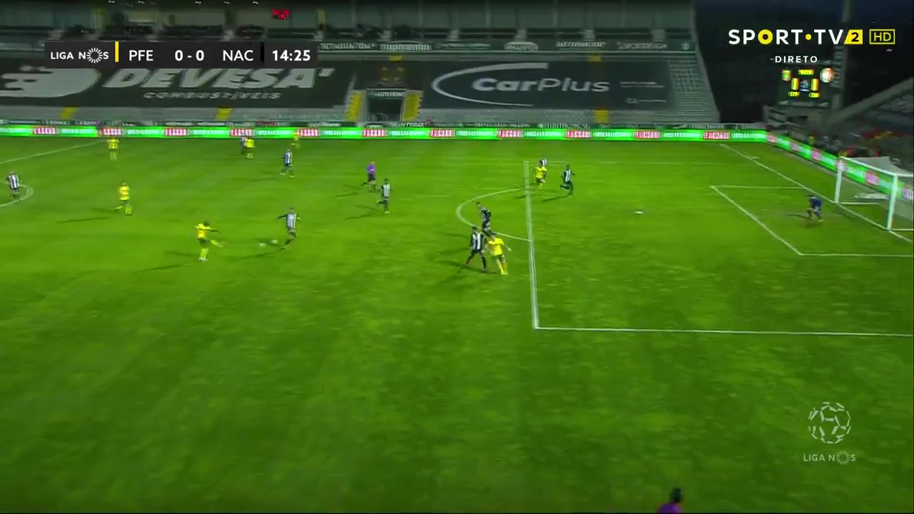 23 Pacos de Ferreira Vs Nacional da Madeira 14 skor gol Luther Singh, skor 1:0