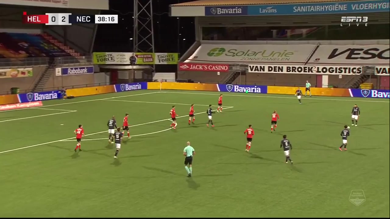 17 Helmond Sport Vs NEC Nijmegen 38 skor gol Jordy Bruijn, skor 0:3