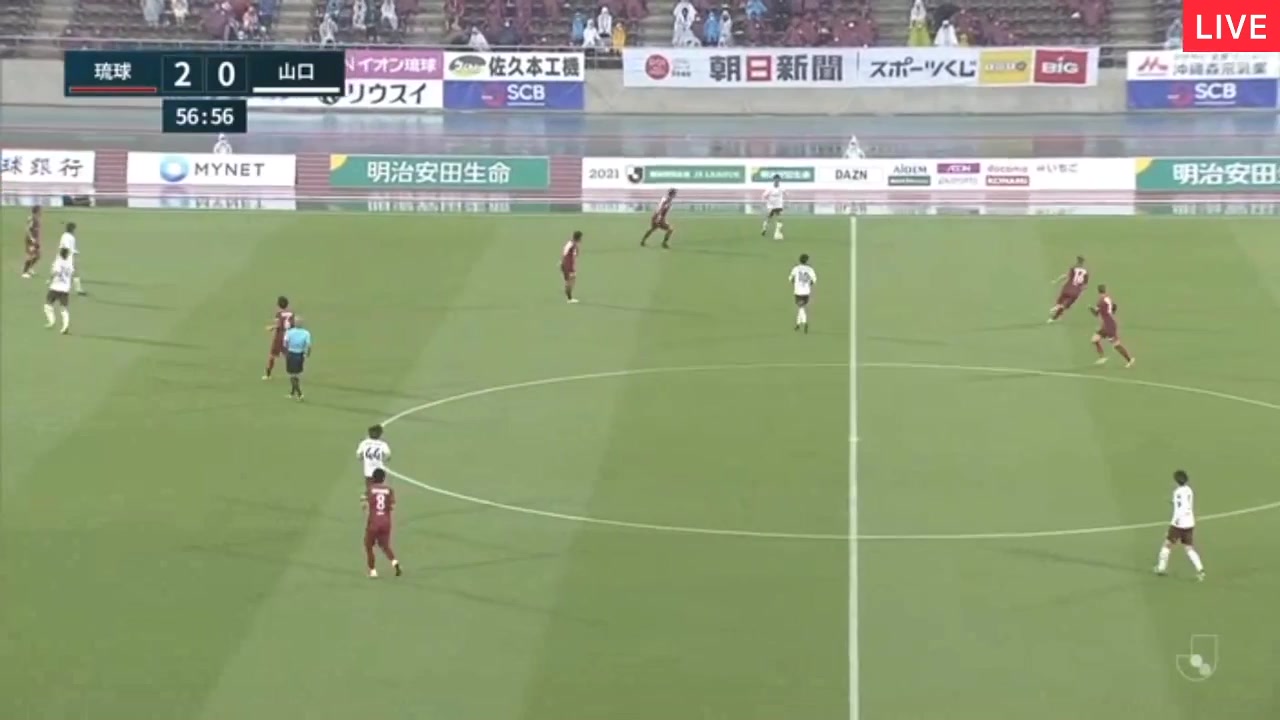 JPN D2 FC Ryukyu Vs Renofa Yamaguchi 58 phút Yuki KusanoVào, ghi bàn 2:1