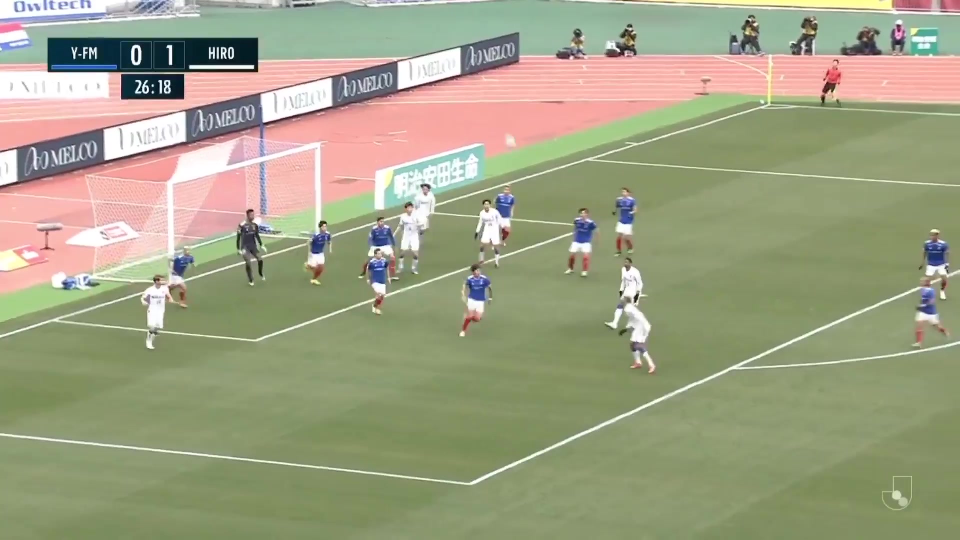 JPN D1 Yokohama Marinos Vs Hiroshima Sanfrecce Shunki Higashi Goal in 26 min, Score 0:2