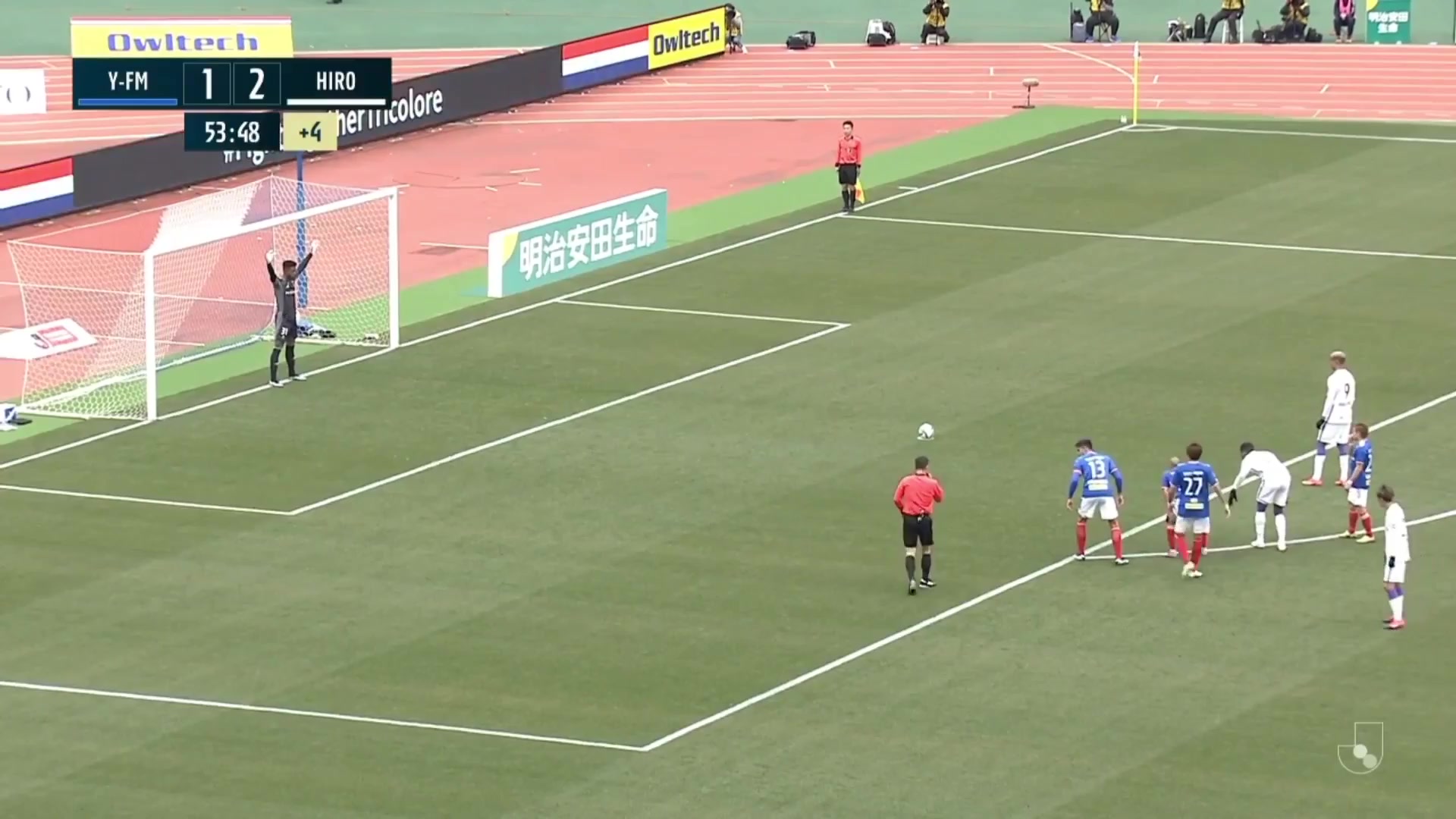 JPN D1 Yokohama Marinos Vs Hiroshima Sanfrecce Douglas Vieira da Silva Goal in 45+ min, Score 1:3