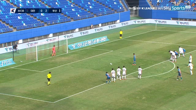 KOR D2 Daejeon Citizen Vs Busan I Park Lee Jin Hyun Goal in 45 min, Score 1:2