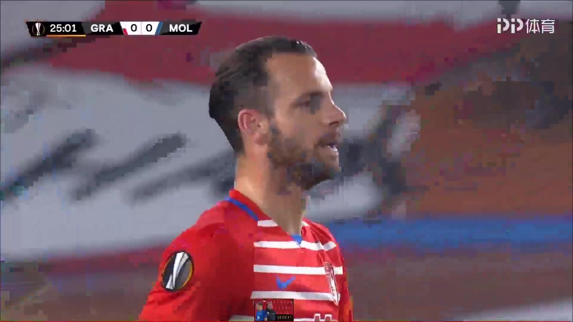 UEFA EL Granada CF Vs Molde 25 ทำประตู Jorge Molina Vidal ประตู, ทำคะแนน 1:0