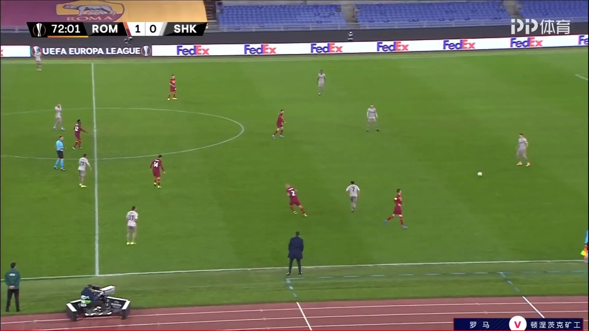 113 AS Roma Vs FC Shakhtar Donetsk 72 skor gol Stephan El Shaarawy, skor 2:0