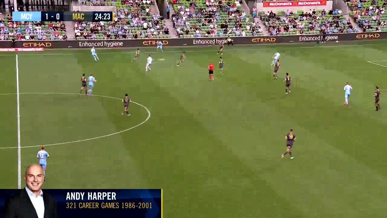 AUS D1 Melbourne City Vs FC Macarthur 24 ทำประตู Jamie MacLaren ประตู, ทำคะแนน 2:0