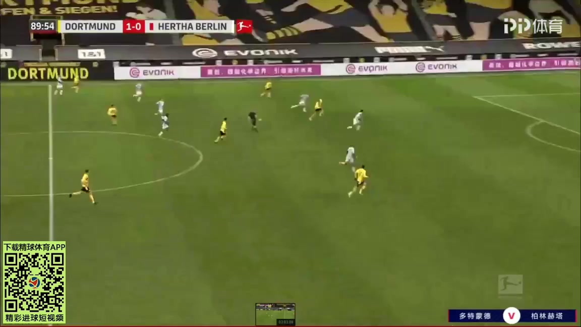 Bundesliga Borussia Dortmund Vs Hertha Berlin Youssoufa Moukoko Goal in 90 min, Score 2:0