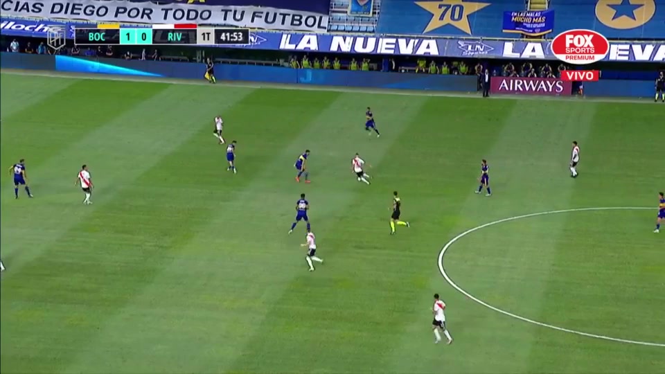 ARG D1 Boca Juniors Vs River Plate 40 ทำประตู Sebastian Villa Cano ประตู, ทำคะแนน 1:0