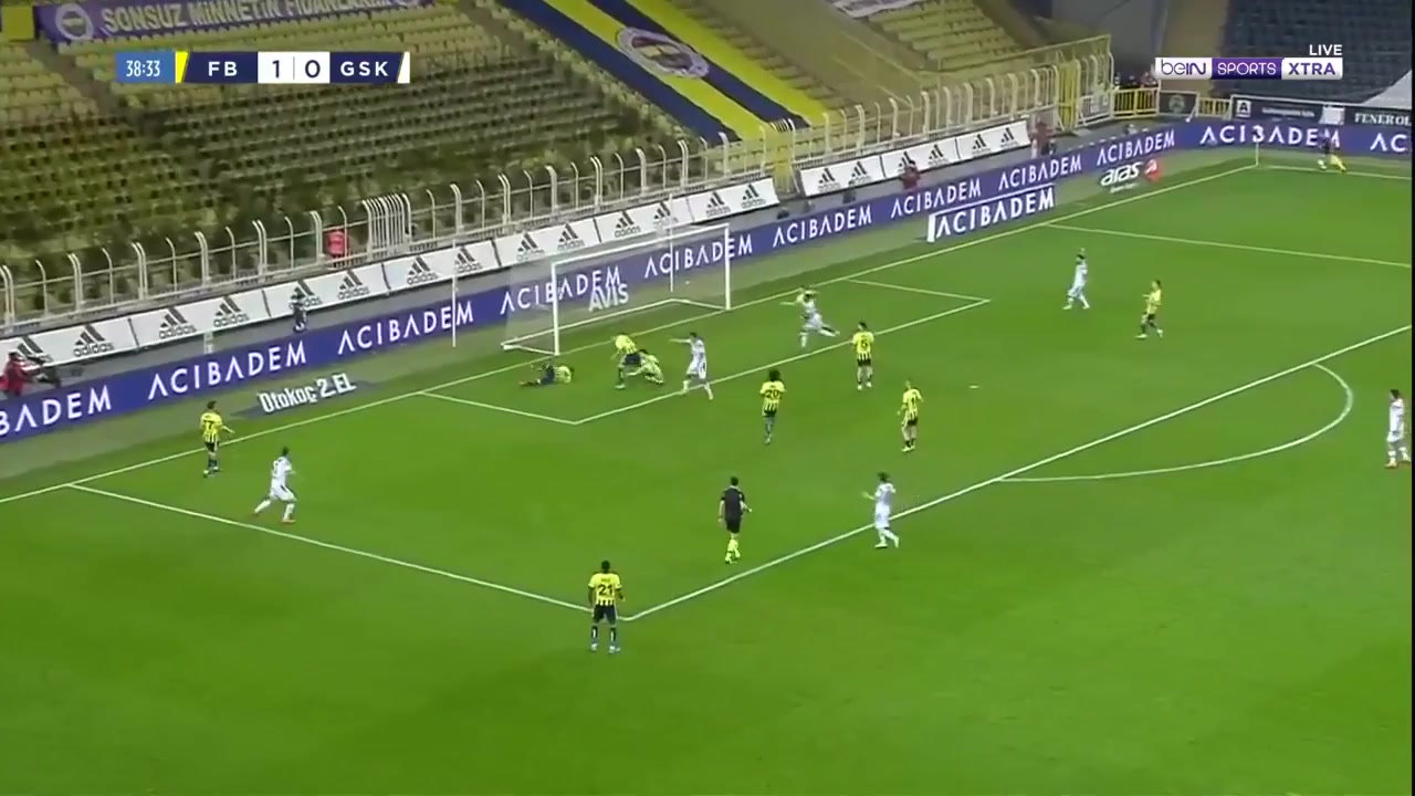 TUR D1 Fenerbahce Vs Genclerbirligi 38 phút Vào, ghi bàn 1:1