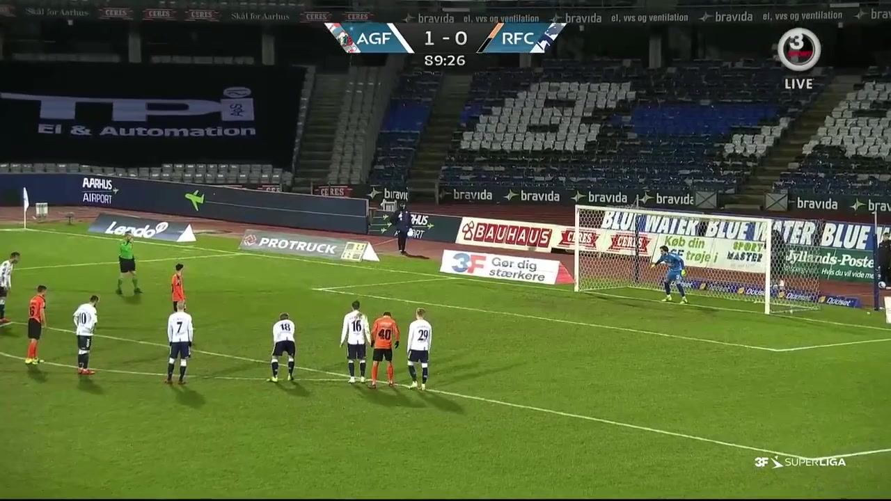 DEN SASL Aarhus AGF Vs Randers FC 90 phút Vito Hammershoj MistratiVào, ghi bàn 1:1