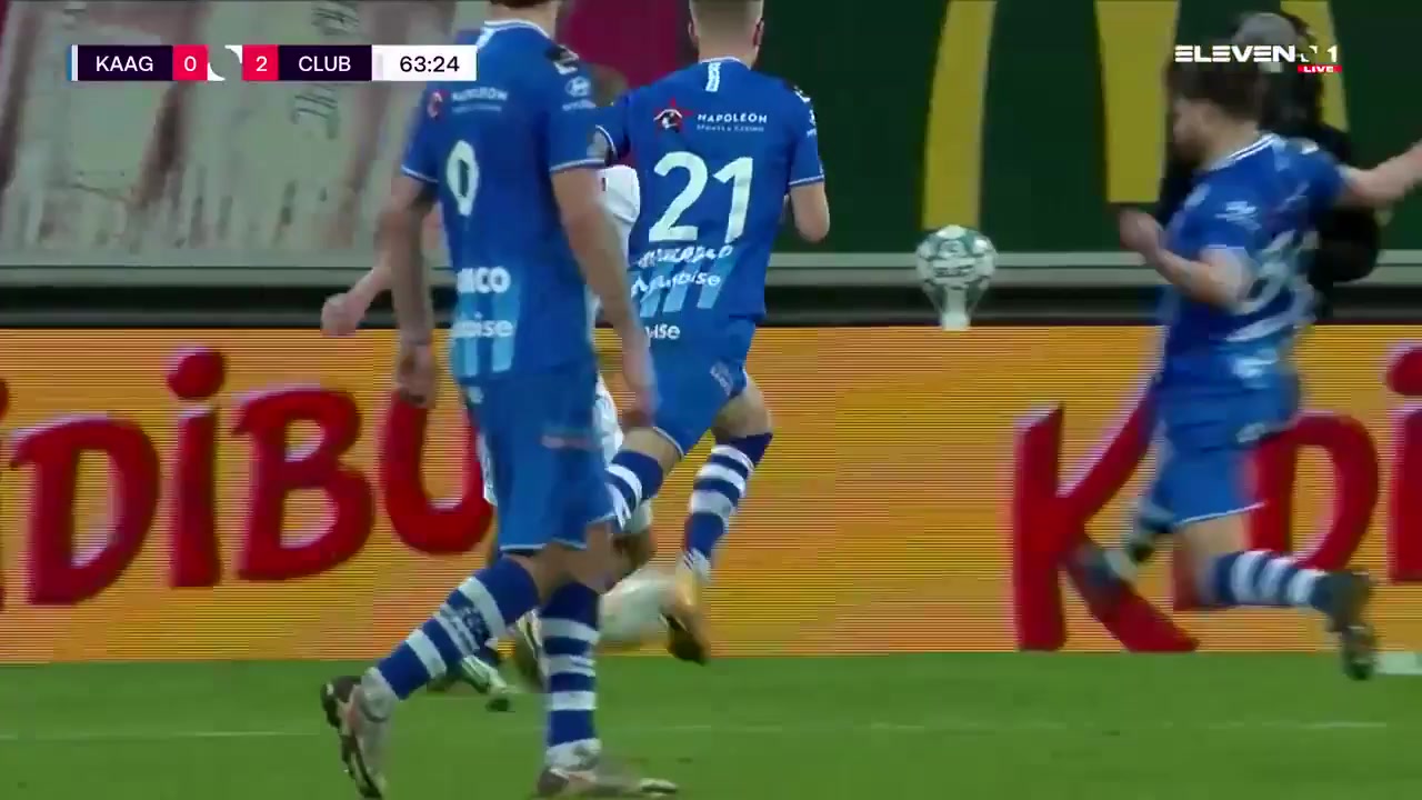 5 KAA Gent Vs Club Brugge 63 skor gol Charles De Ketelaere, skor 0:2