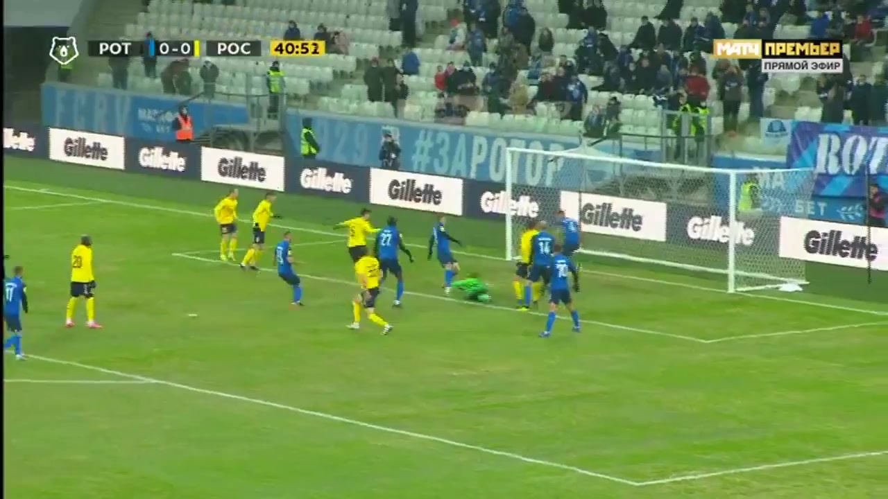 10 Rotor Volgograd Vs Rostov FK 40 skor gol Armin Gigovic, skor 0:1