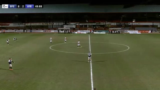 SCO CH Dundee Vs Ayr United Cameron Smith Goal in 50 min, Score 0:2