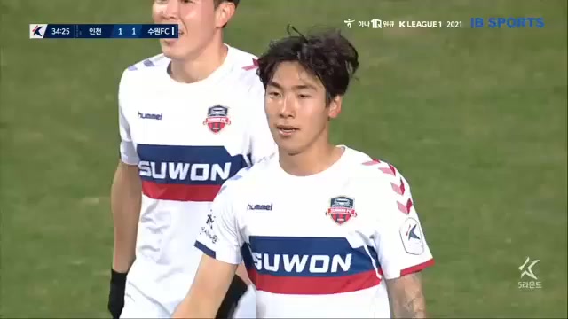 15 Incheon United Vs Suwon FC 33 skor gol Cho Sang-Jun, skor 1:1