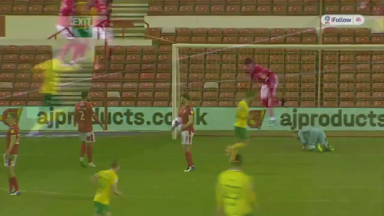 ENG LCH Nottingham Forest Vs Norwich City 12 ทำประตู Kieran Dowell ประตู, ทำคะแนน 0:2