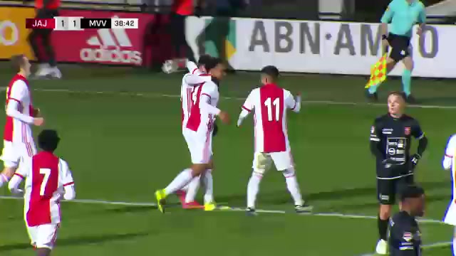 17 Jong Ajax (Youth) Vs MVV Maastricht 38 skor gol Nordin Musampa, skor 2:1