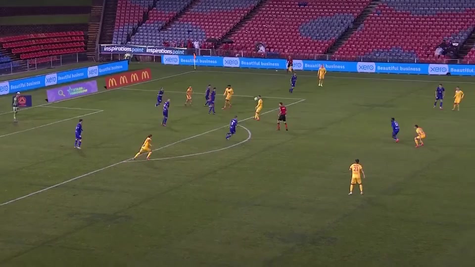 AUS D1 Newcastle Jets Vs Adelaide United 40 phút Stefan MaukVào, ghi bàn 0:3