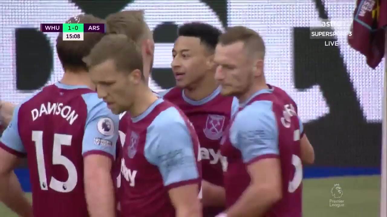 EPL West Ham United Vs Arsenal 15 phút Jesse LingardVào, ghi bàn 1:0