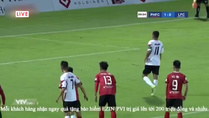 V.League 2 Pho Hien Vs Dong Tam Long An Nguyen Anh Duc Goal in 30 min, Score 1:1