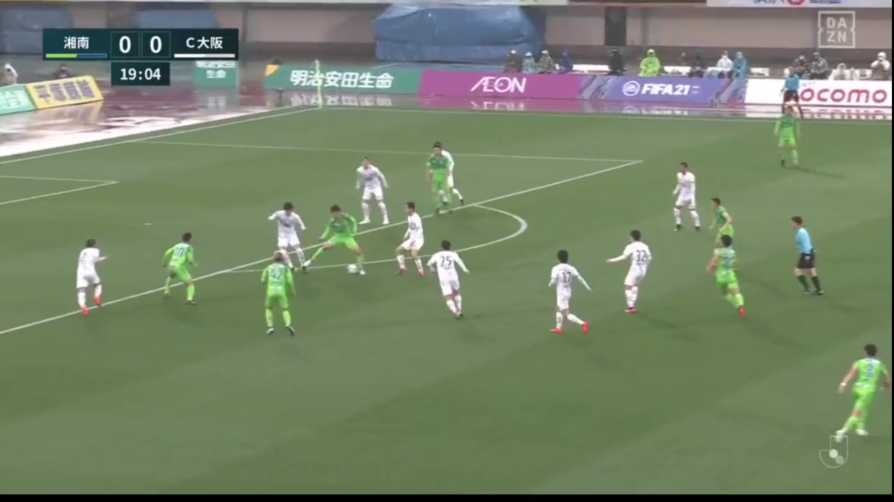 日職聯 湘南海洋 Vs 大阪櫻花 19分進球,比分1:0