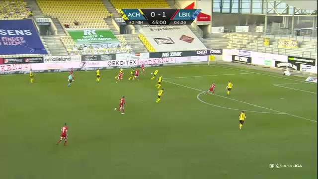 DEN SASL AC Horsens Vs Lyngby 45+ phút Mathias Hebo RasmussenVào, ghi bàn 0:2