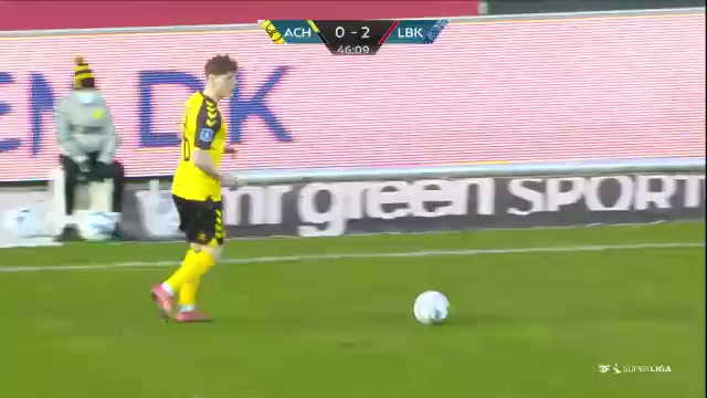 DEN SASL AC Horsens Vs Lyngby 47 phút Muamer BrajanacVào, ghi bàn 1:2