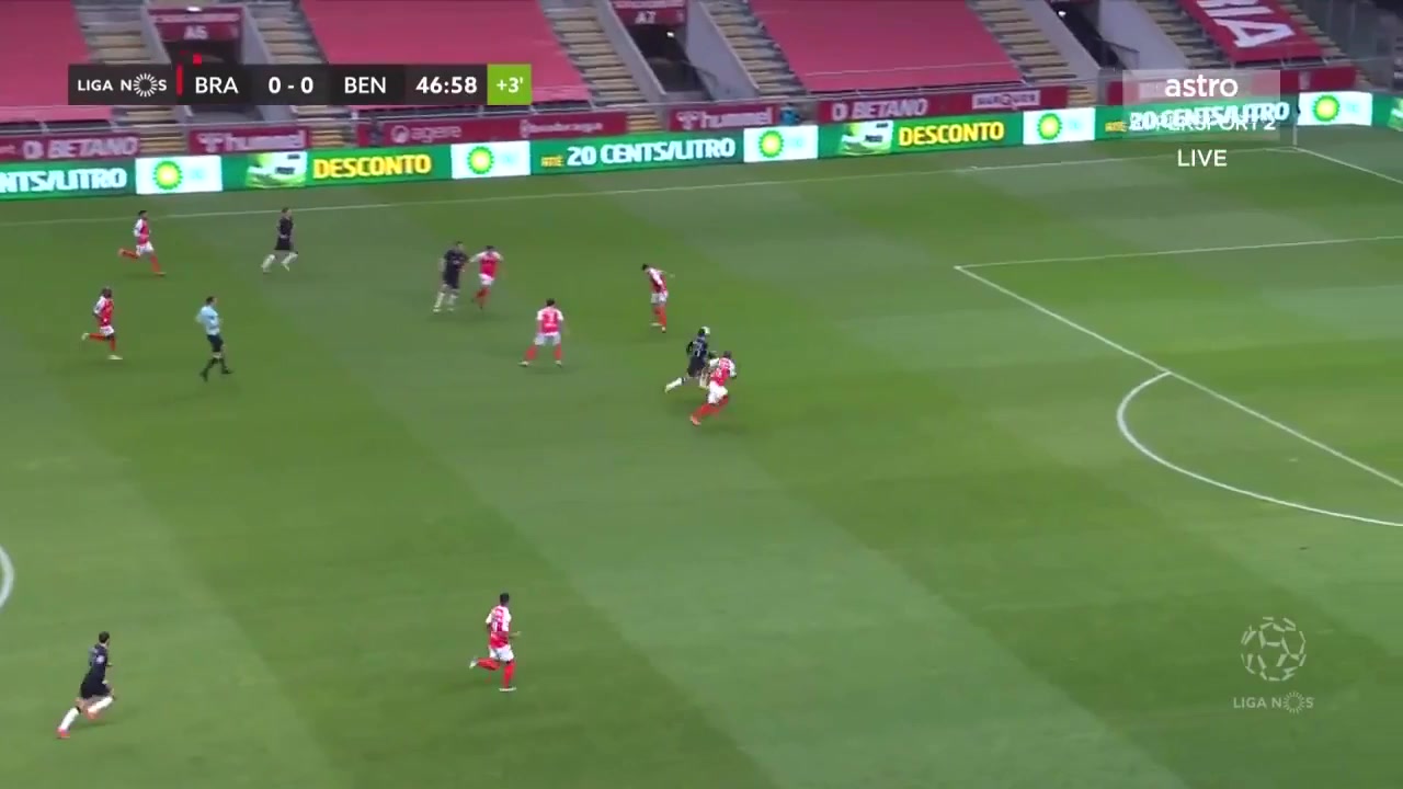 POR D1 Sporting Braga Vs Benfica 45+ phút Rafael Ferreira SilvaVào, ghi bàn 0:1