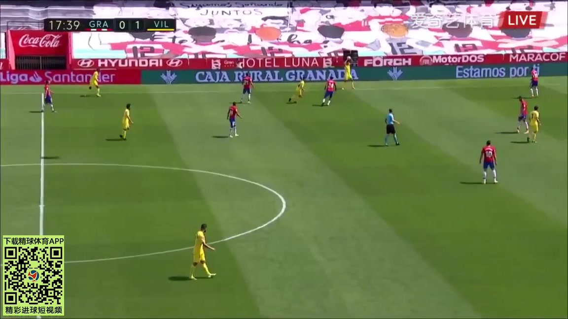 Laliga1 Granada CF Vs Villarreal 18 ทำประตู Gerard Moreno Balaguero ประตู, ทำคะแนน 0:2