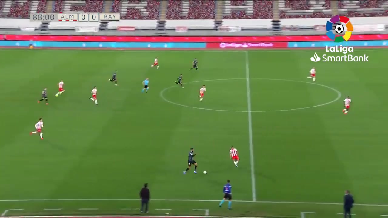 SPA D2 Almeria Vs Rayo Vallecano Tiago Manuel Dias Correia, Bebe Goal in 89 min, Score 0:1