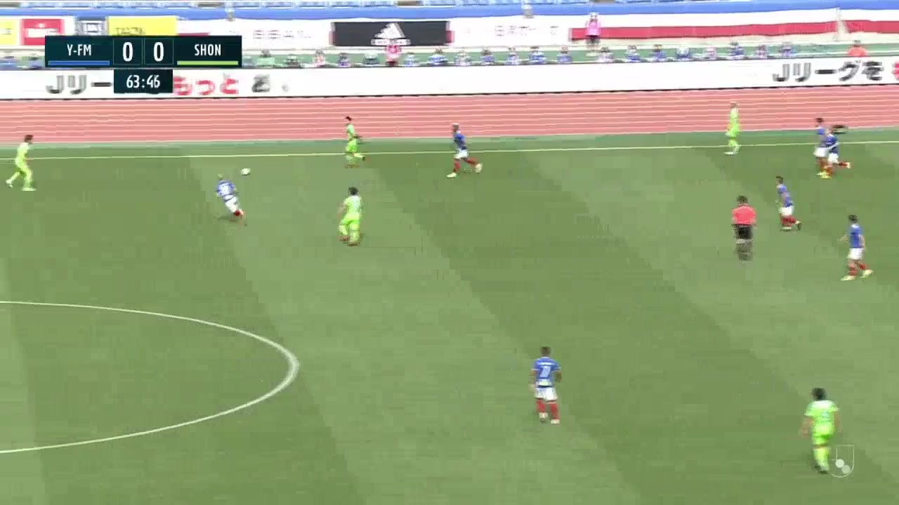 JPN D1 Yokohama Marinos Vs Shonan Bellmare Jose Elber Pimentel da Silva Goal in 65 min, Score 1:0